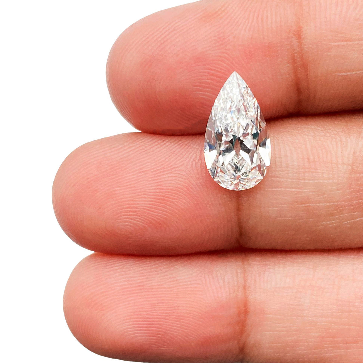 2.51ct | E/VS1 Pear Shape Old Mine Cut Lab Diamond (IGI)