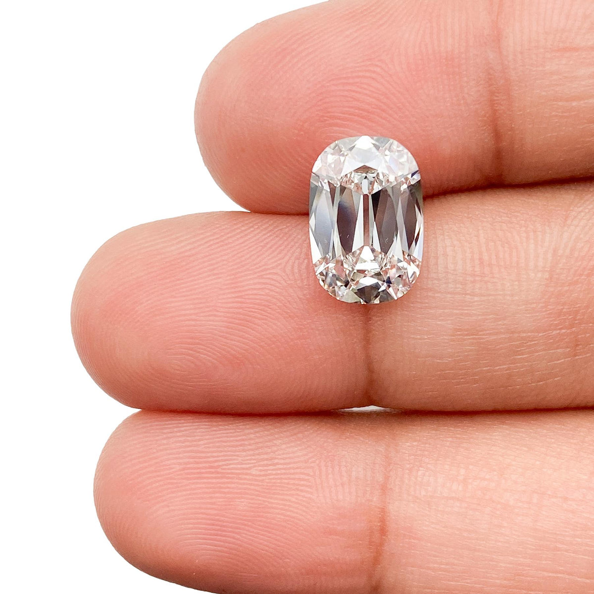2.92ct | E/VVS2 Cushion Shape Old Mine Cut Lab Diamond (IGI)