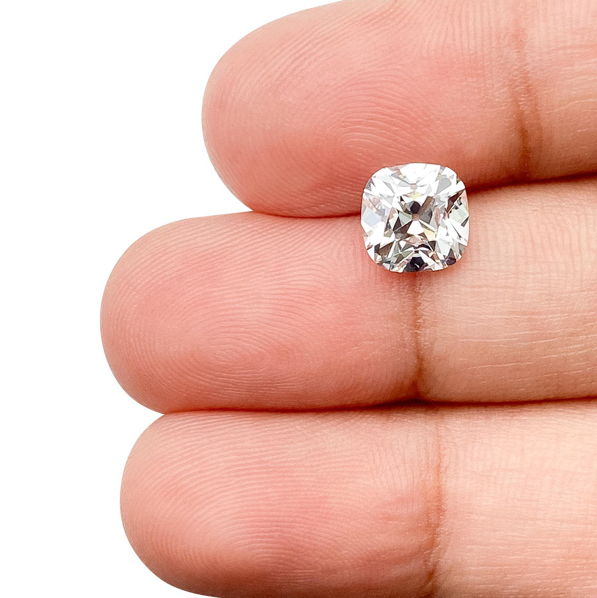 1.58ct | E/VS1 Cushion Shape Old Mine Cut Lab Diamond (IGI)