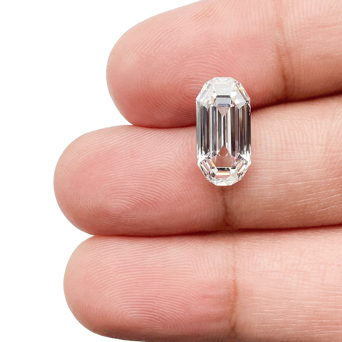 2.71ct | E/VS1 Octagon Shape Step Cut Lab Diamond (IGI)-LITHOS Diamond