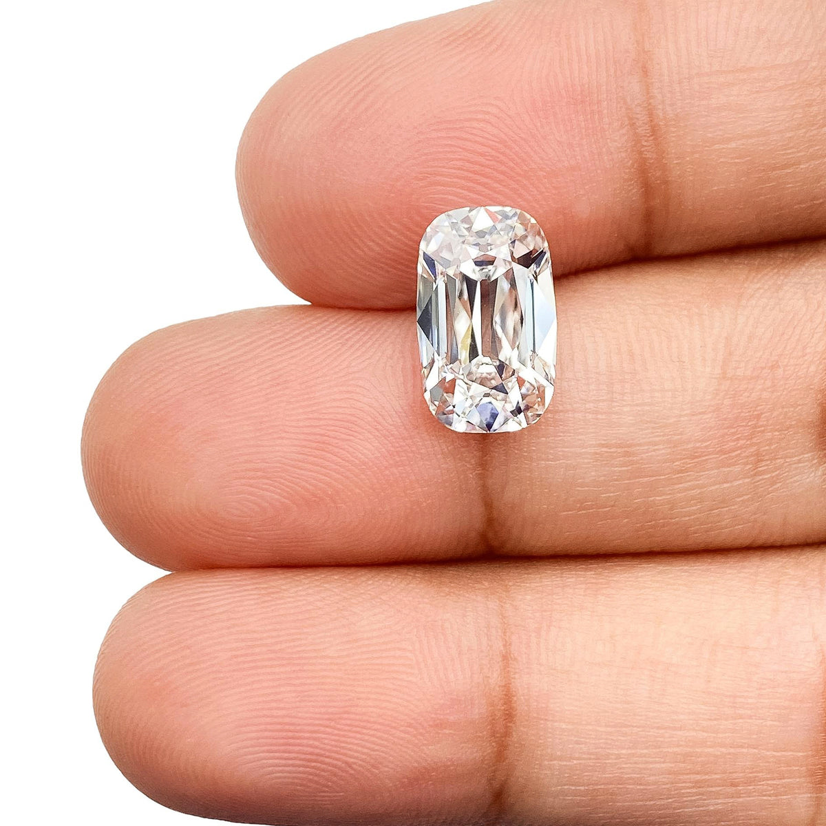 3.03ct | F/VS1 Cushion Shape Old Mine Cut Lab Diamond (IGI)