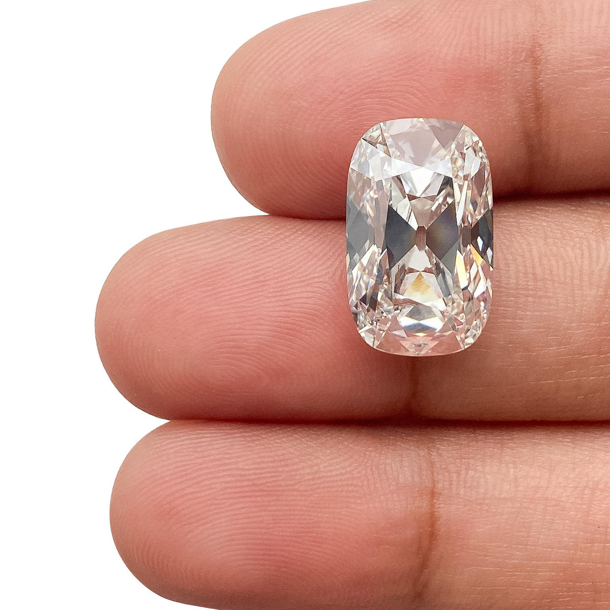 6.61ct | G/VS1 Cushion Shape Old Mine Cut Lab Diamond (IGI)