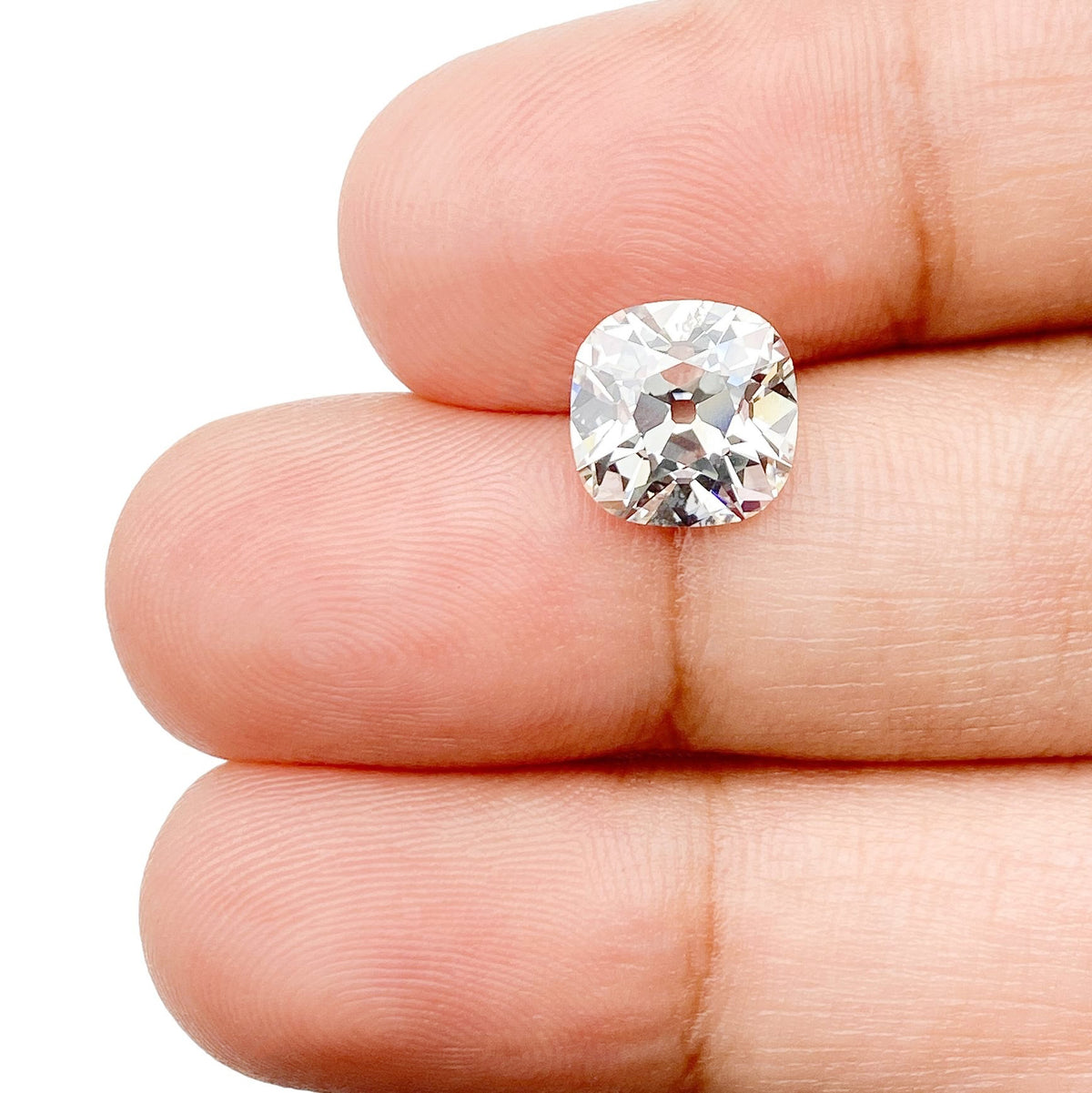 2.34ct | G/VS1 Cushion Shape Old Mine Cut Lab Diamond (IGI)