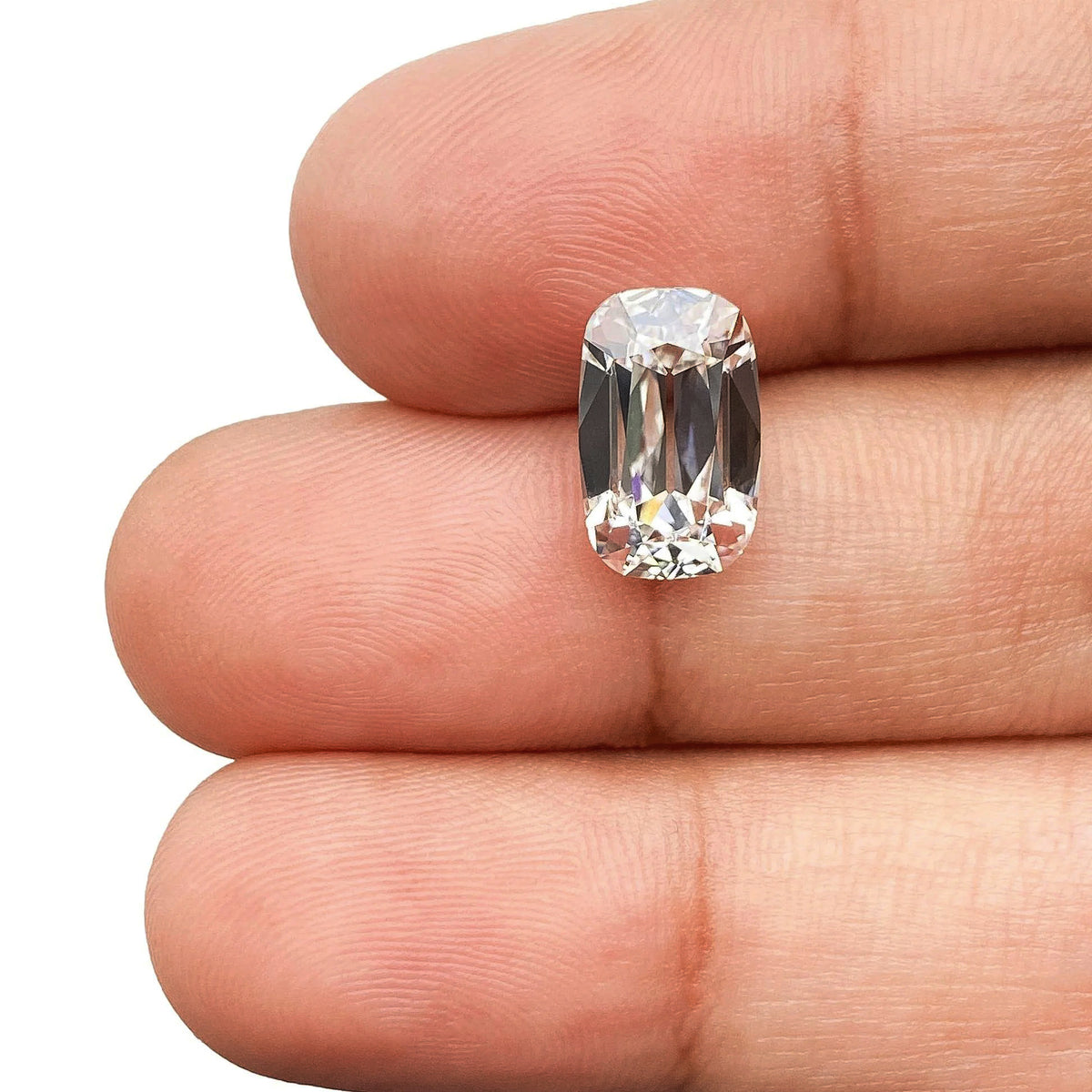 2.83ct | F/VS1 Cushion Shape Old Mine Cut Lab Diamond (IGI)-LITHOS Diamond