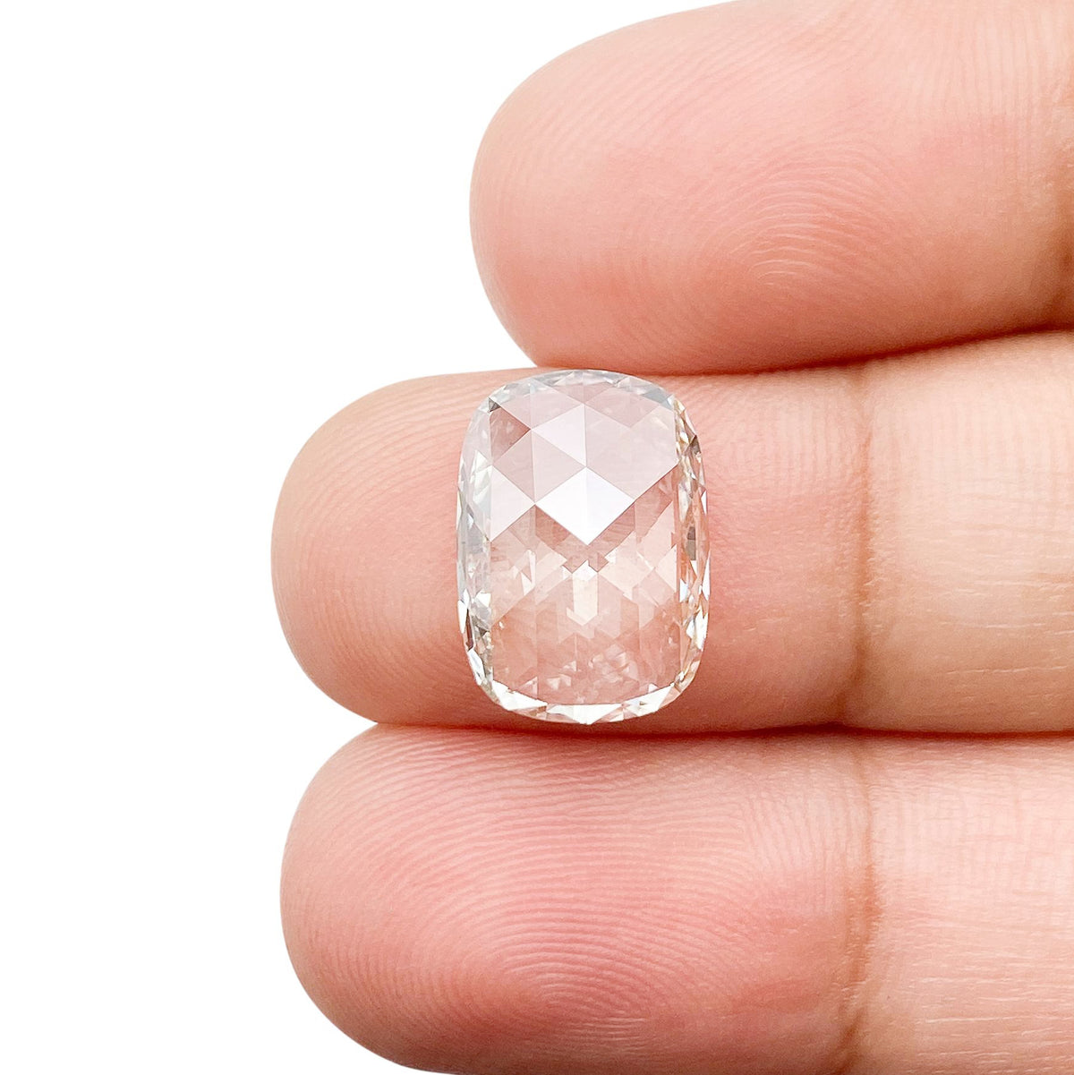 3.18ct | H/VS1 Cushion Shape Rose Cut Lab Diamond (IGI)