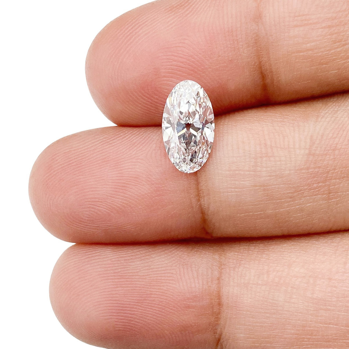 1.52ct | D/VS1 Oval Shape Old Mine Cut Lab Diamond (IGI)
