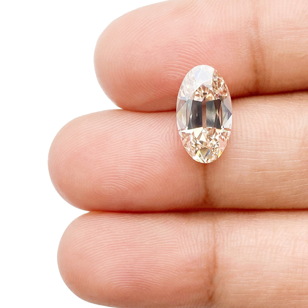 2.92ct | M/VVS2 Oval Shape Old Mine Cut Lab Diamond (IGI)-LITHOS Diamond