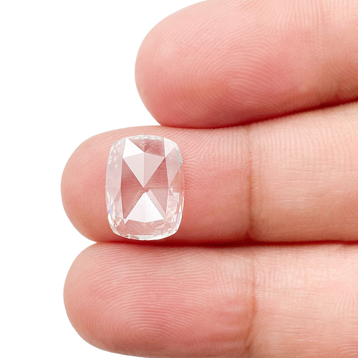 2.01ct | F/VS1 Cushion Shape Rose Cut Lab Diamond (IGI)