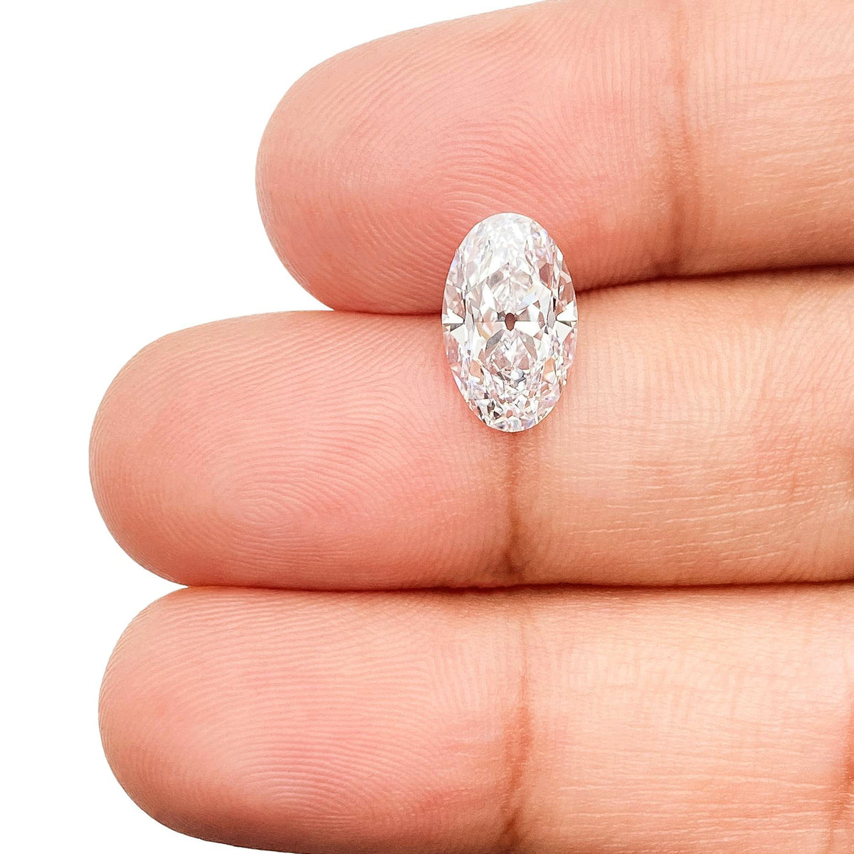 2.10ct | D/VVS2 Oval Shape Old Mine Cut Lab Diamond (IGI)