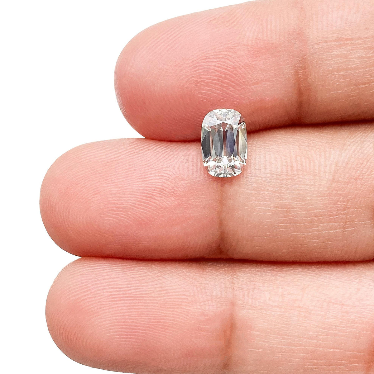 1.06ct | F/SI1 Cushion Shape Old Mine Cut Lab Diamond (IGI)