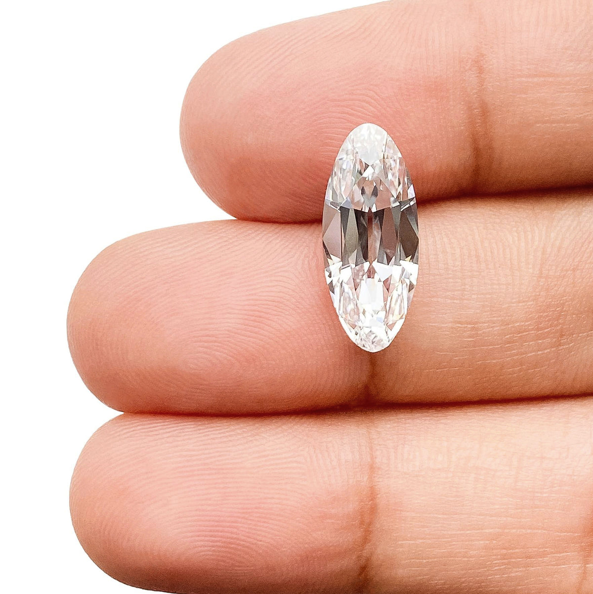 3.15ct | D/VS1 Oval Shape Old Mine Cut Lab Diamond (IGI)