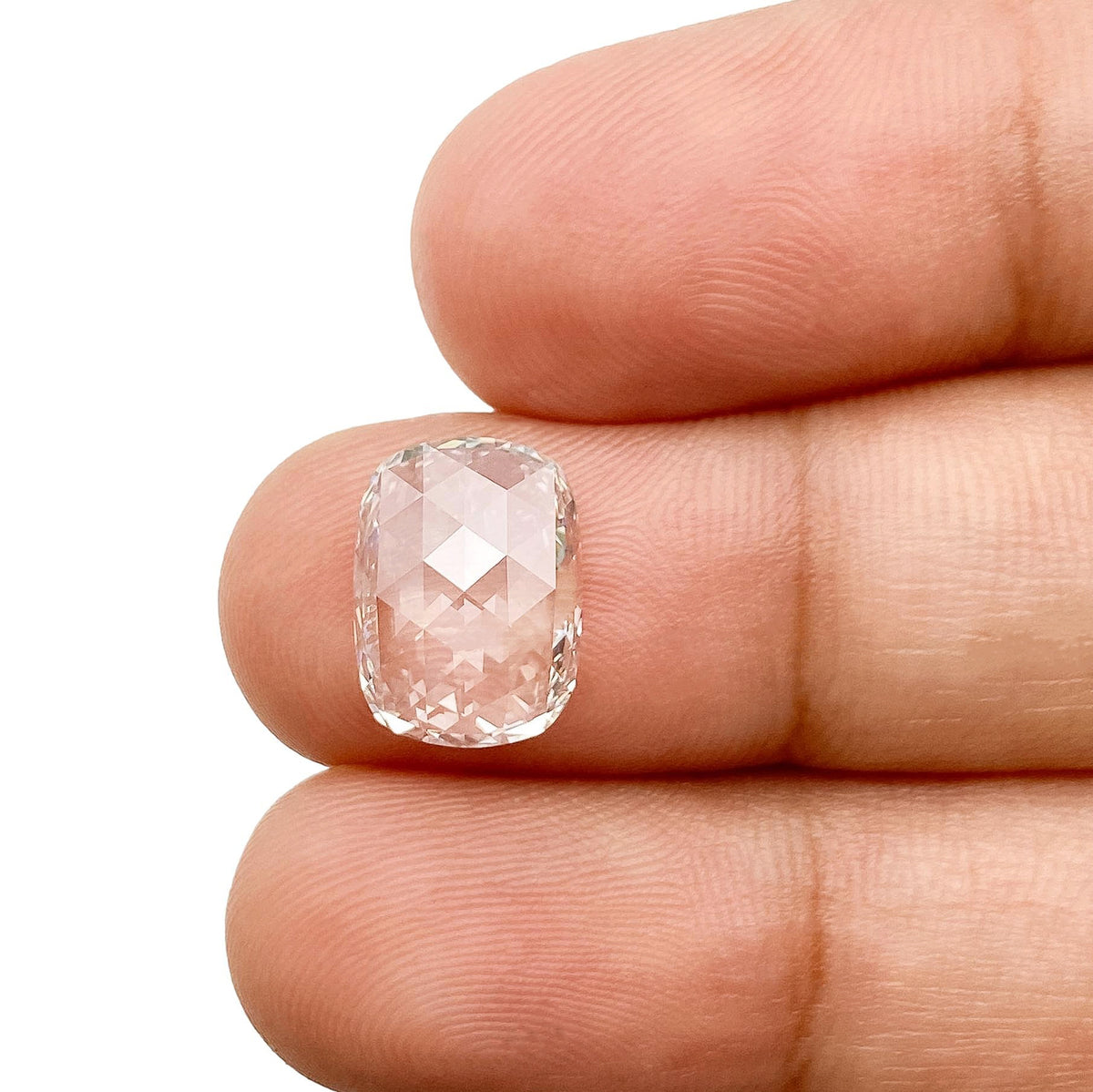 2.08ct | F/VS1 Cushion Shape Rose Cut Lab Diamond (IGI)