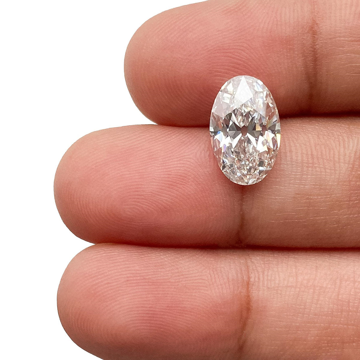 3.17ct | E/VS1 Oval Shape Old Mine Cut Lab Diamond (IGI)