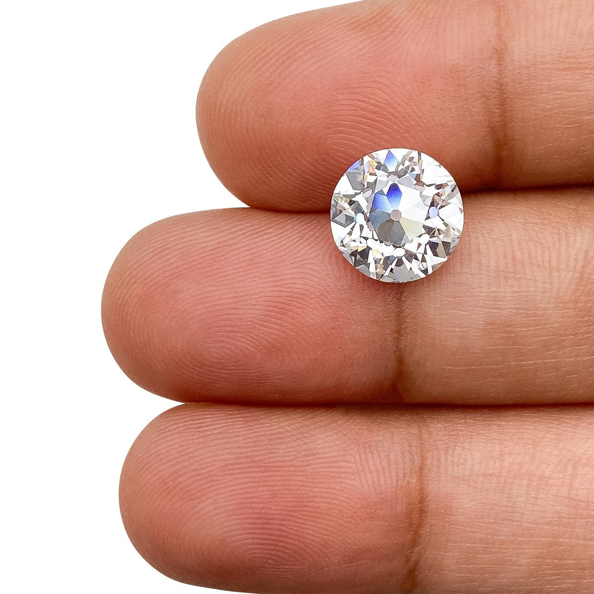 3.09ct | F/VS1 Round Shape Old European Cut Lab Diamond (IGI)