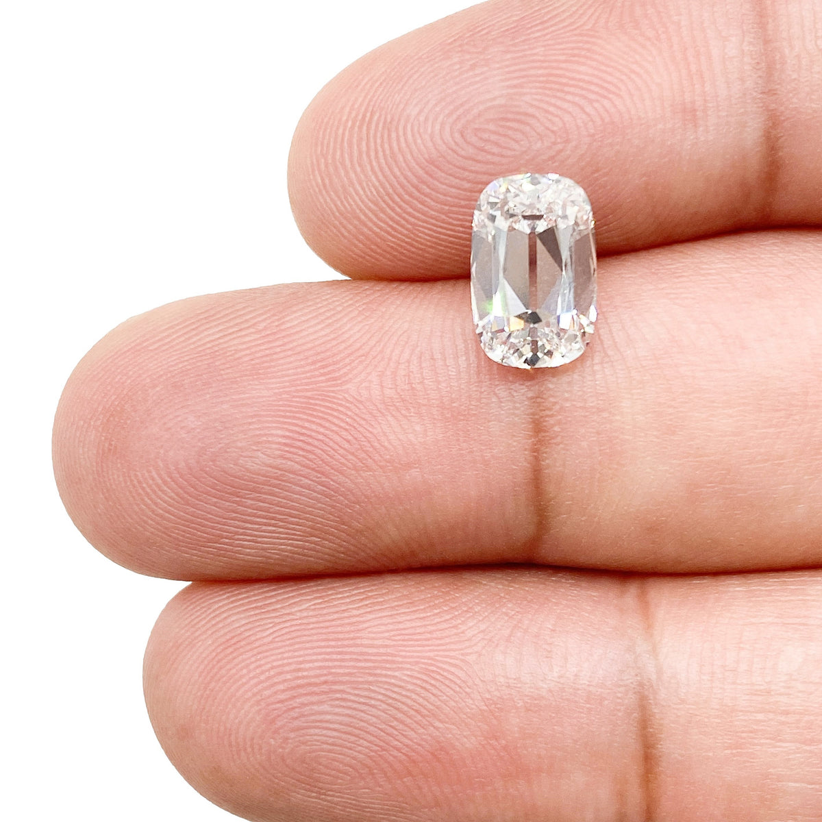 2.02ct | F/VS1 Cushion Shape Old Mine Cut Lab Diamond (IGI)