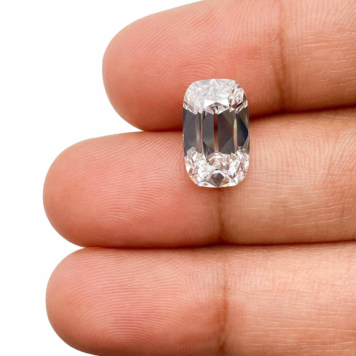 3.57ct | F/VS1 Cushion Shape Old Mine Cut Lab Diamond (IGI)