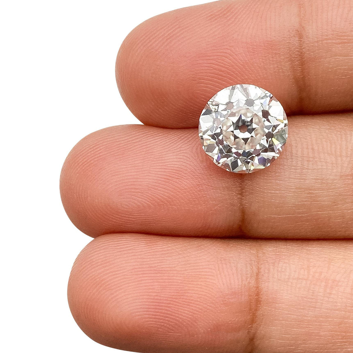 4.01ct | F/VS1 Round Shape Old European Cut Lab Diamond (IGI)