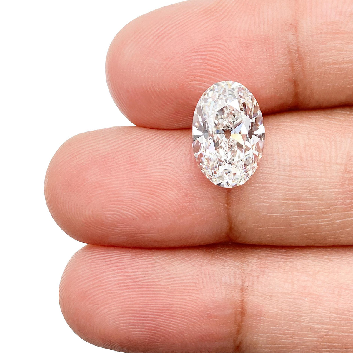 3.11ct | E/VVS2 Oval Shape Old Mine Cut Lab Diamond (IGI)
