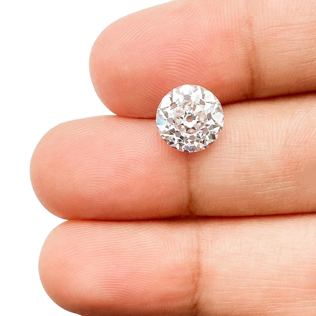 2.72ct | E/VVS2 Round Shape Old European Cut Lab Diamond (IGI)