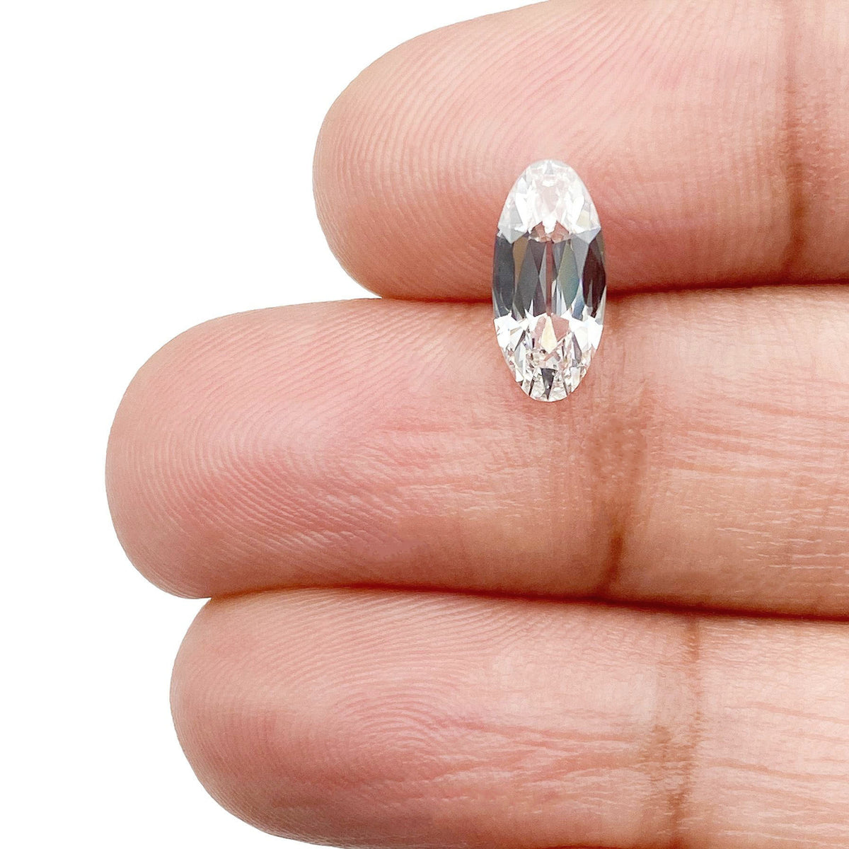 1.01ct | E/VS2 Oval Shape Old Mine Cut Lab Diamond (IGI)