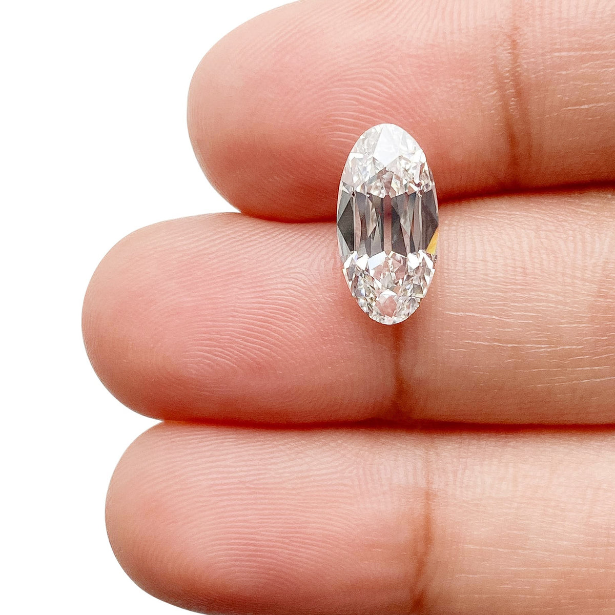 2.36ct | F/VS1 Oval Shape Old Mine Cut Lab Diamond (IGI)