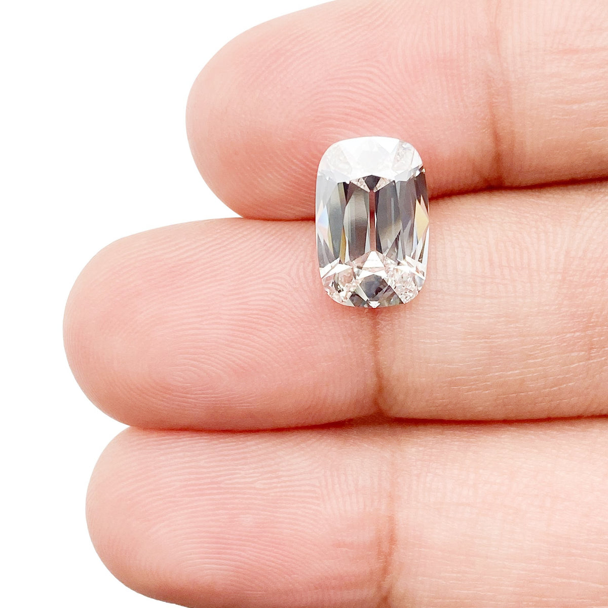 2.60ct | F/VS1 Cushion Shape Old Mine Cut Lab Diamond (IGI)