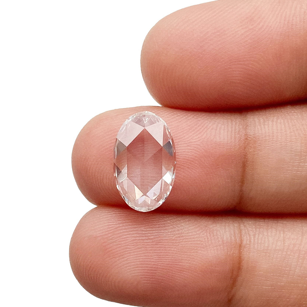 1.87ct | F/VS2 Oval Shape Rose Cut Lab Diamond (IGI)
