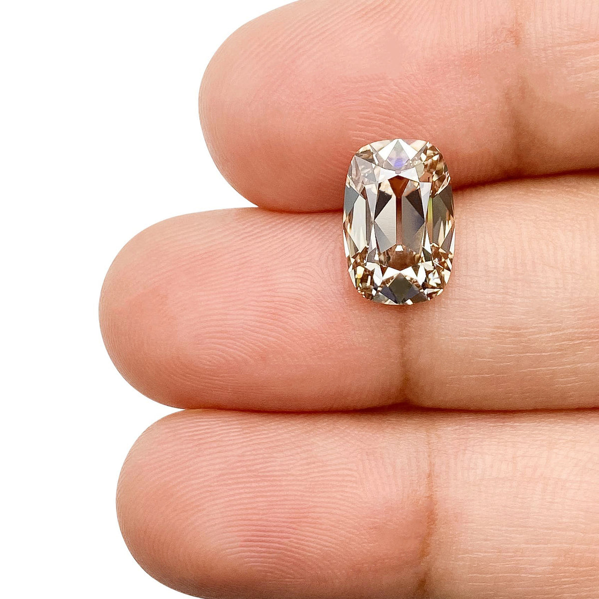 2.72ct | Light Brown/VVS2 Cushion Old Mine Cut Lab Diamond (IGI)-LITHOS Diamond