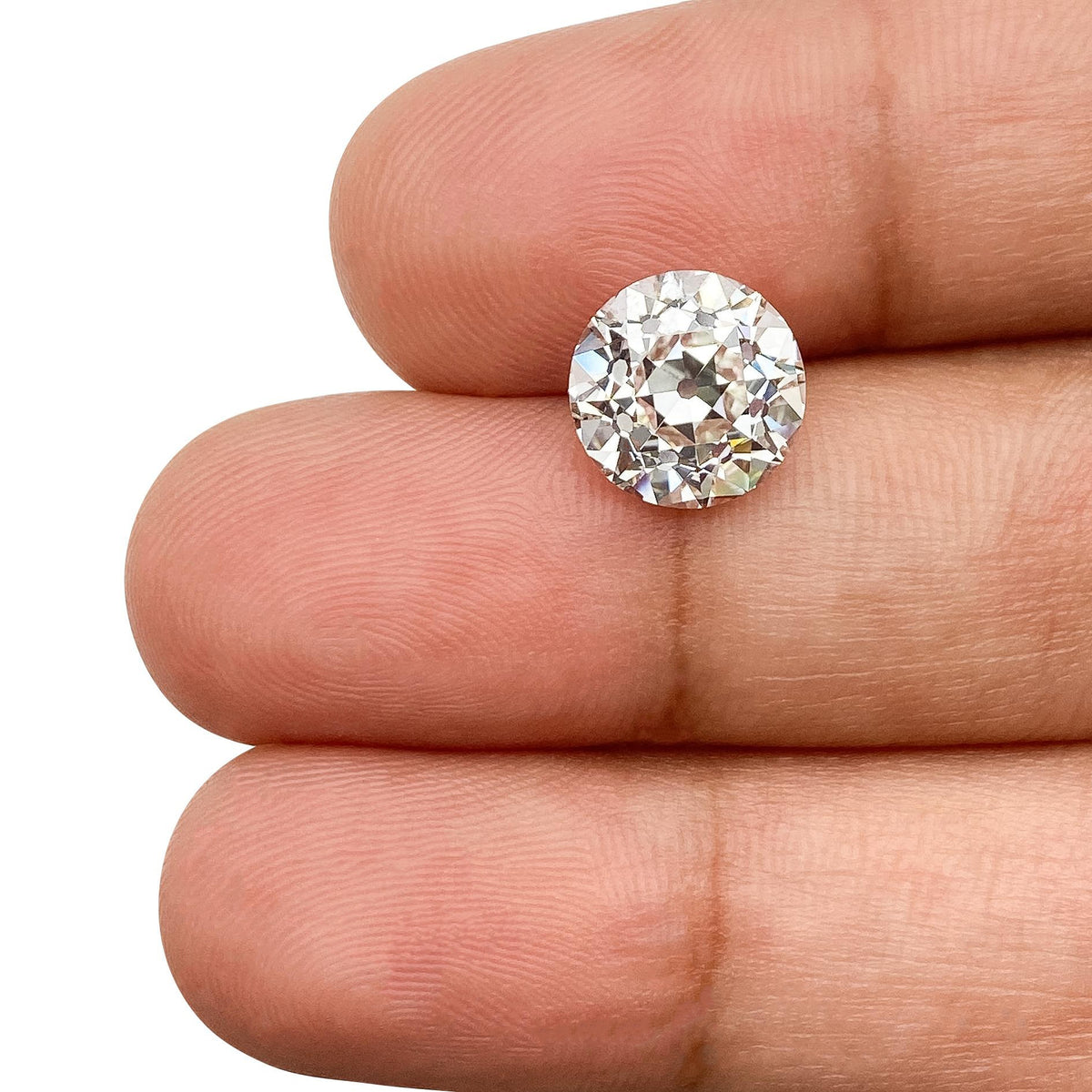 3.03ct | G/VVS2 Round Shape Old European Cut Lab Diamond (IGI)
