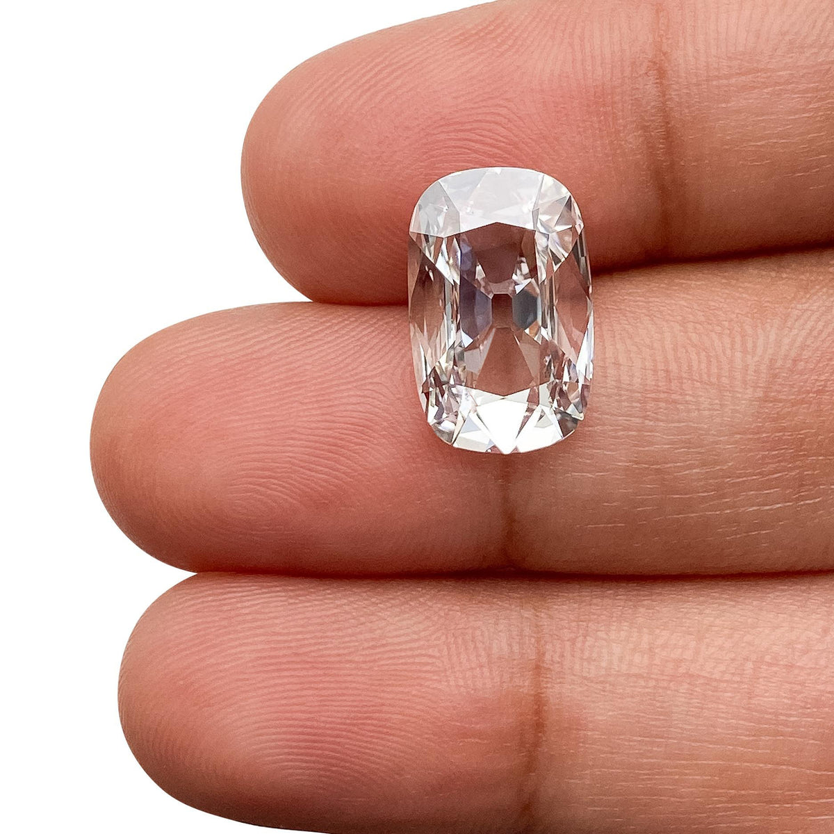 3.60ct | E/VVS2 Antique Cushion Shape Old Mine Cut Lab Diamond (IGI)