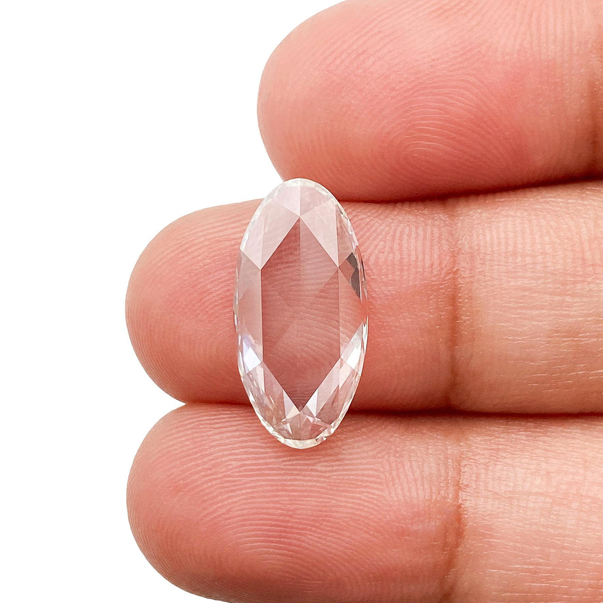 2.81ct | F/VVS2 Oval Shape Rose Cut Lab Diamond (IGI)