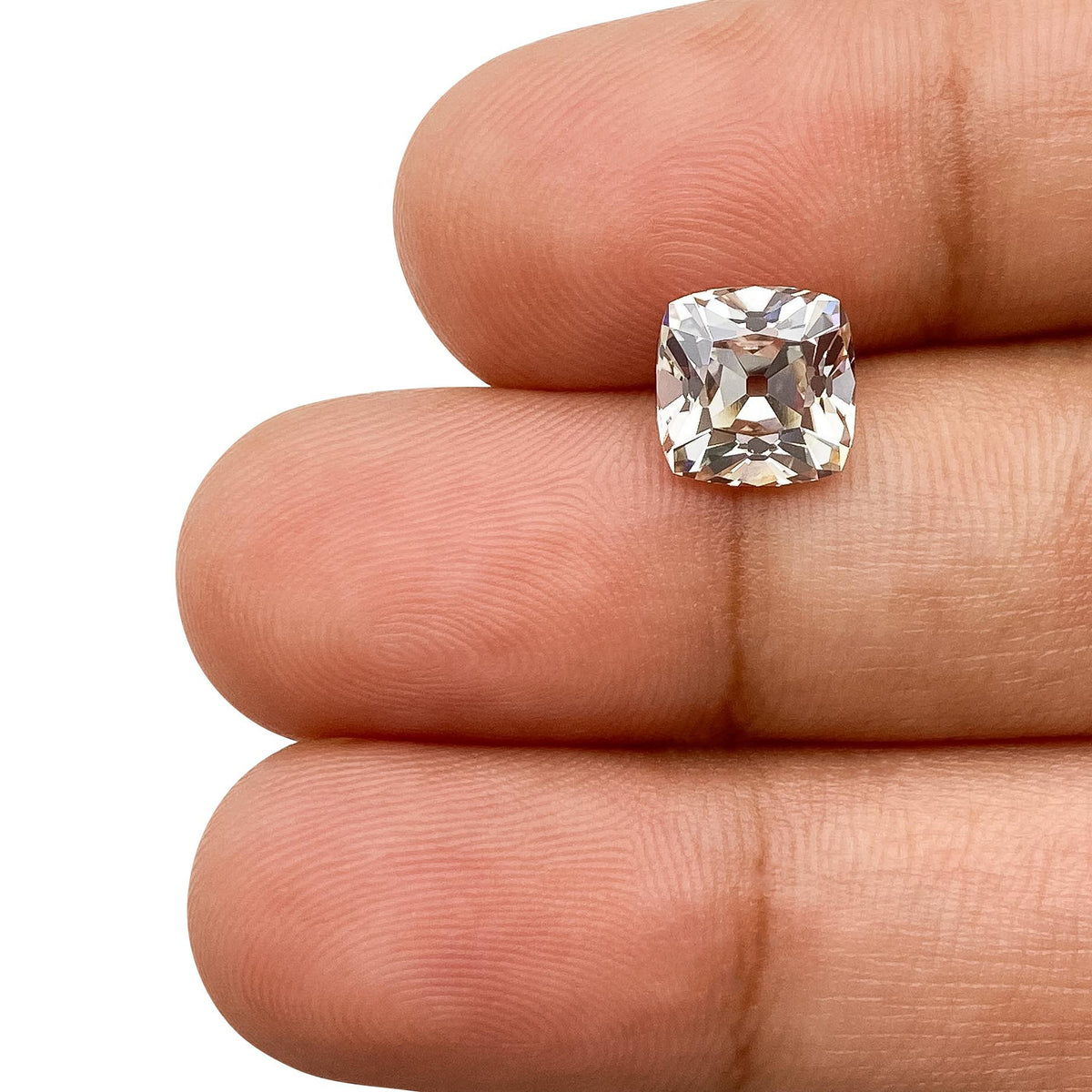 2.08ct | K/VVS2 Champagne Cushion Shape Peruzzi Cut Lab Diamond (IGI)-LITHOS Diamond