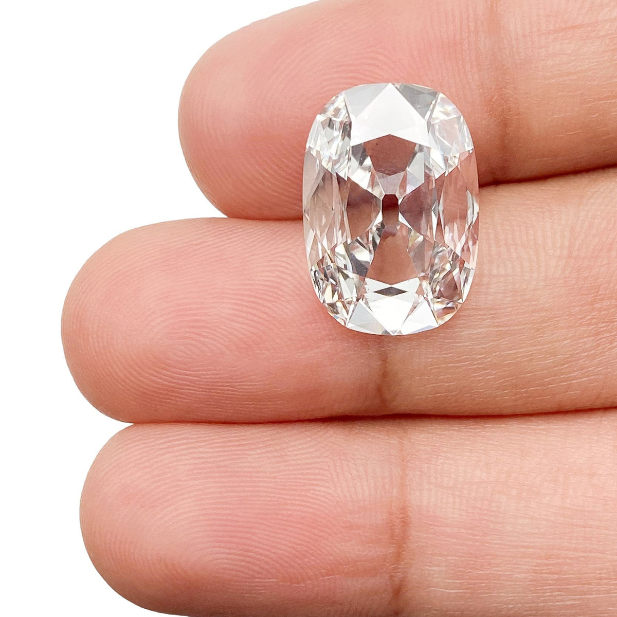 6.20ct | F/VS1 Cushion Shape Old Mine Cut Lab Diamond (IGI)