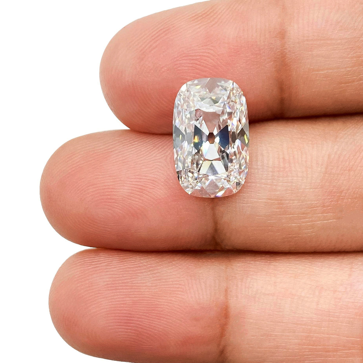 4.75ct | E/VS1 Cushion Shape Old Mine Cut Lab Diamond (IGI)