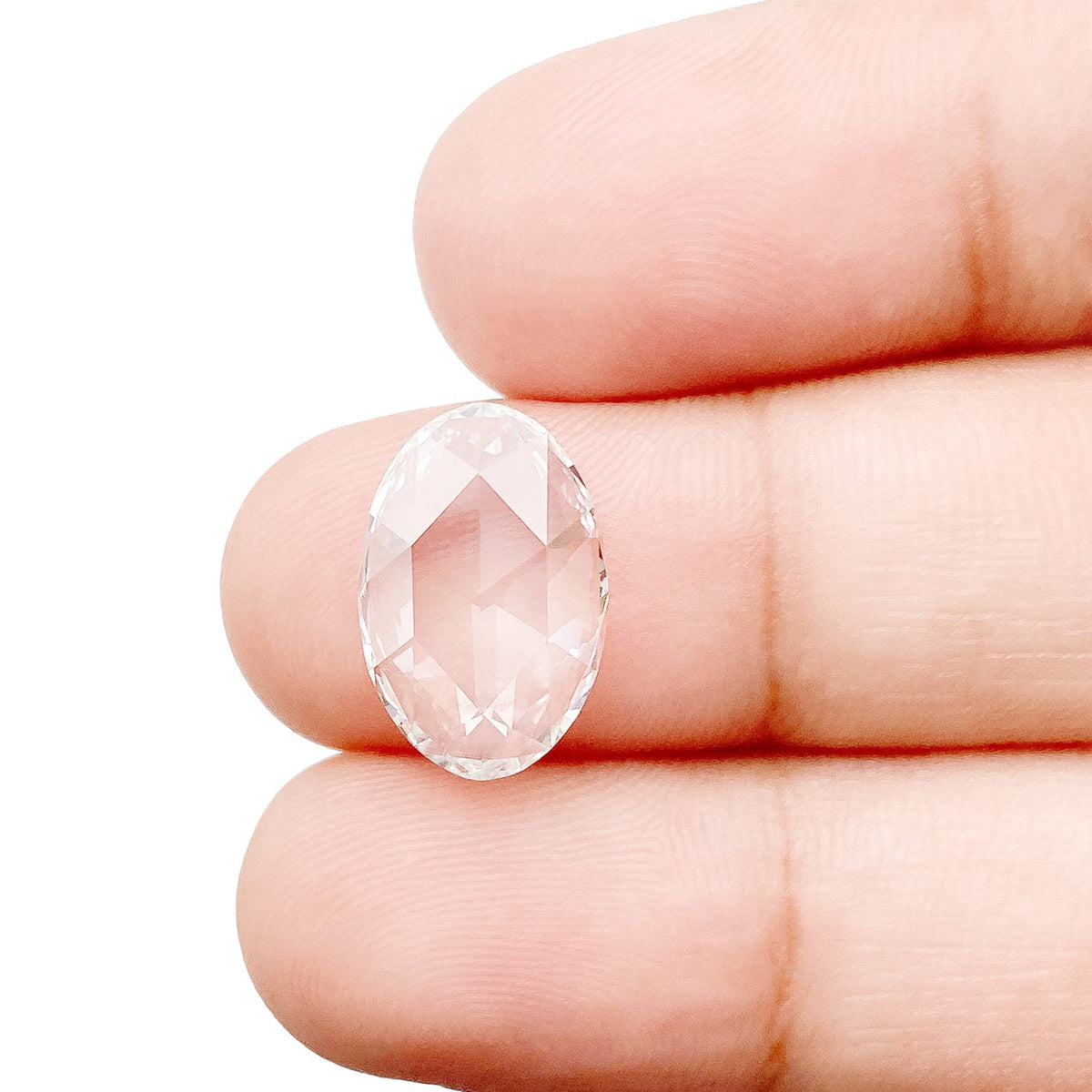 3.06ct | E/VS1 Oval Shape Rose Cut Lab Diamond (IGI)