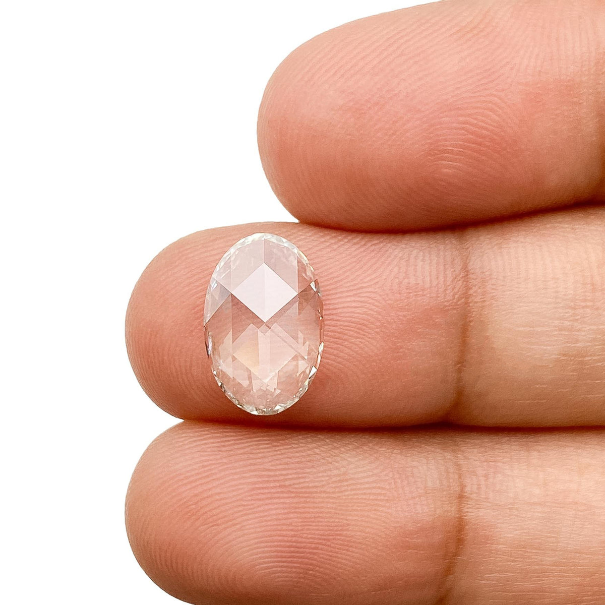 1.65ct | G/VVS2 Oval Shape Rose Cut Lab Diamond (IGI)