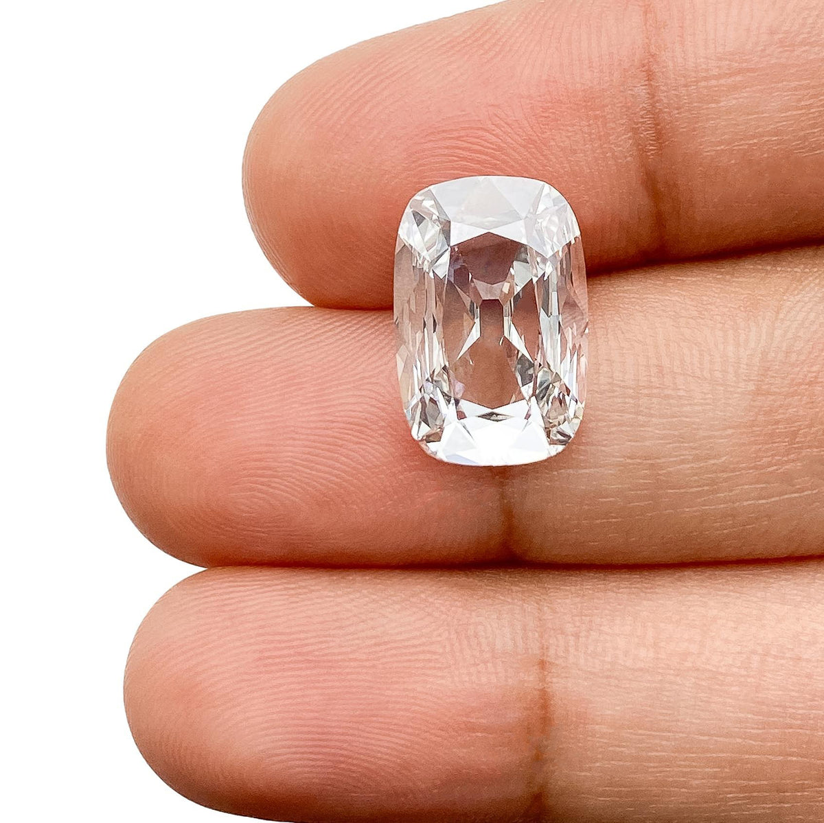 4.21ct | G/VVS2 Antique Cushion Shape Old Mine Cut Lab Diamond (IGI)