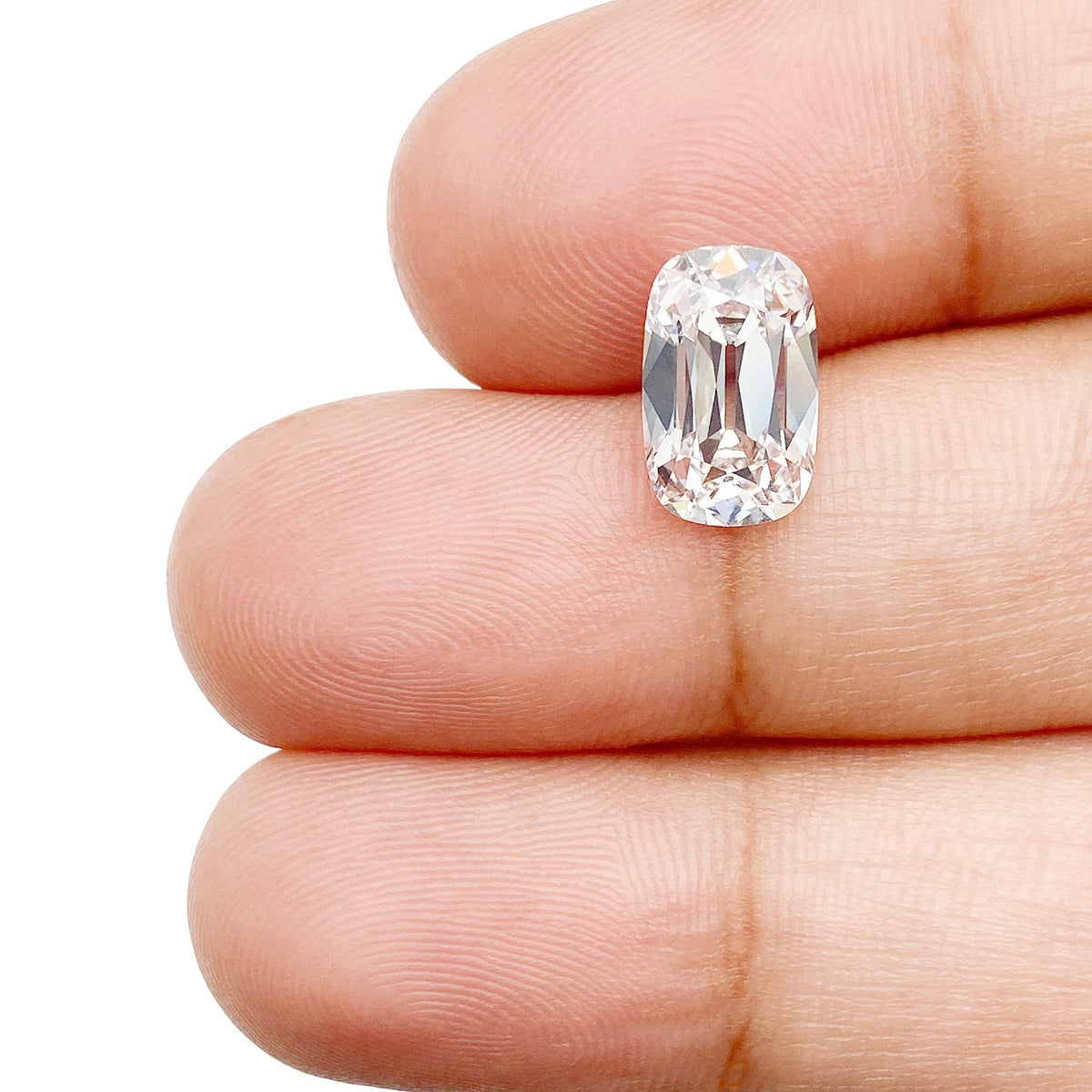 2.10ct | G/VS1 Cushion Shape Old Mine Cut Lab Diamond (IGI)-LITHOS Diamond