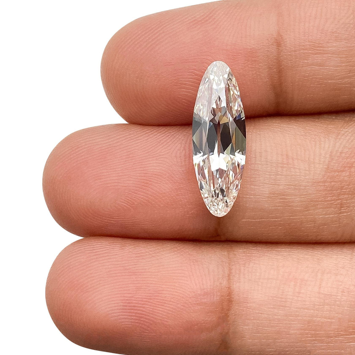2.97ct | F/VVS2 Oval Shape Old Mine Cut Lab Diamond (IGI)