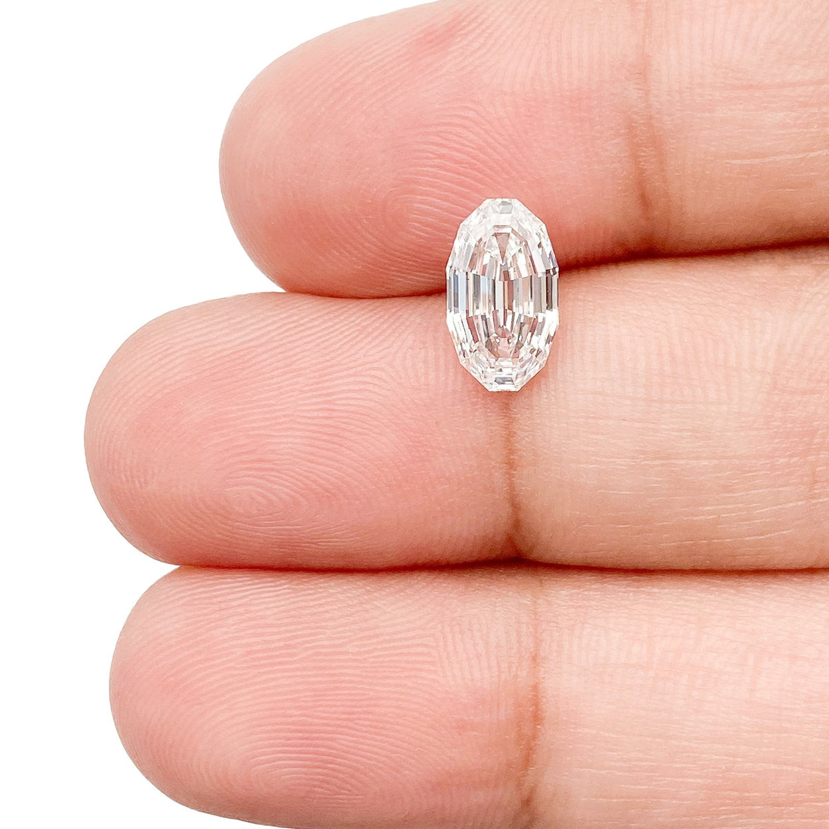 1.33ct | D/VS1 Oval Shape Step Cut Lab Diamond (IGI)