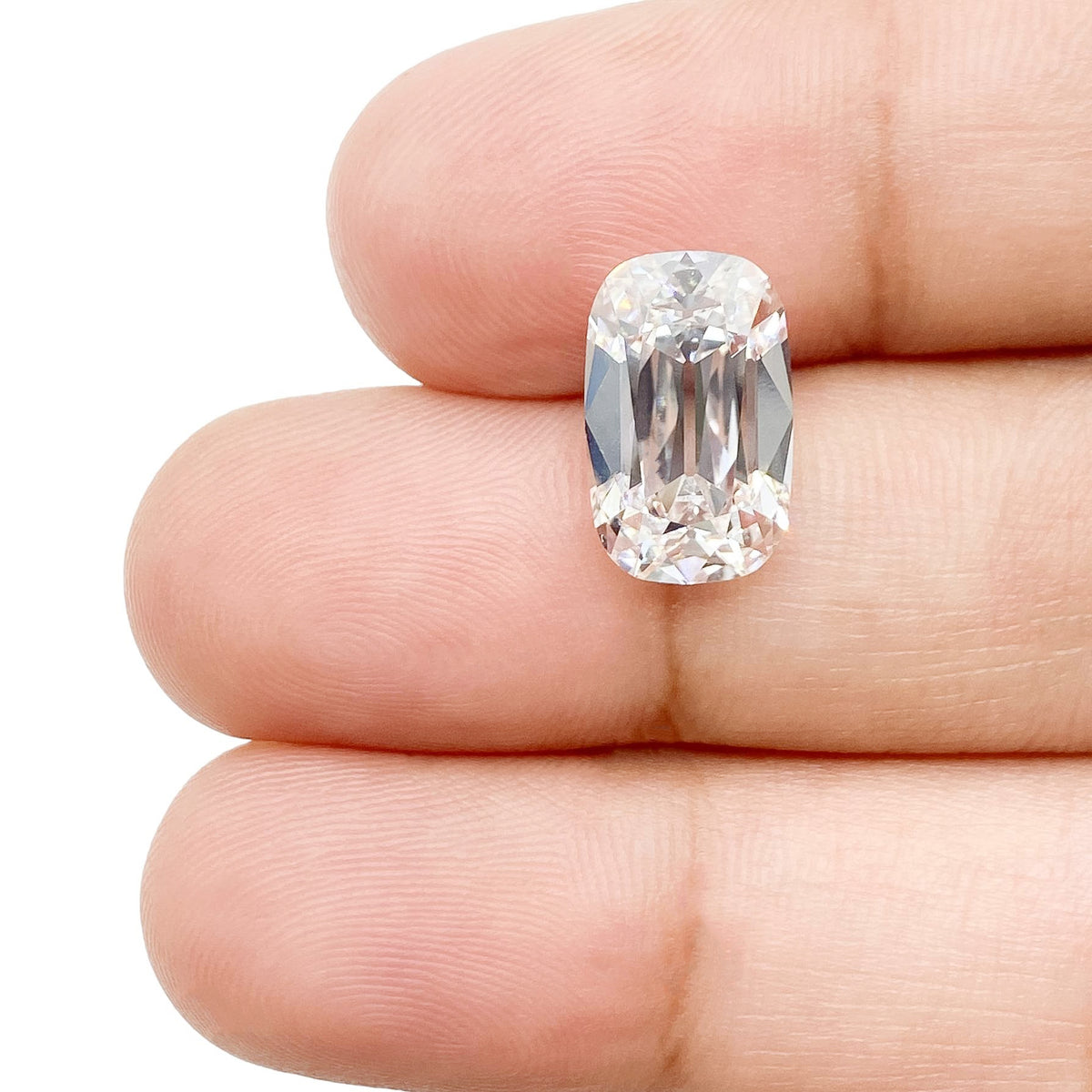 3.83ct | E/VS1 Cushion Shape Old Mine Cut Lab Diamond (IGI)