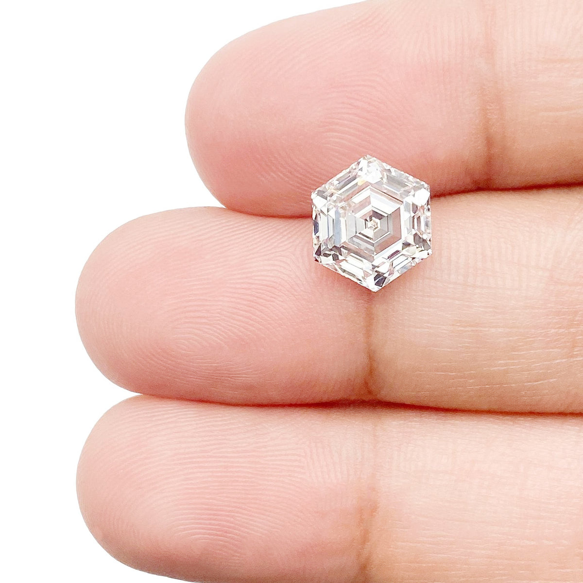 2.65ct | E/VVS2 Hexagon Shape Step Cut Lab Diamond (IGI)