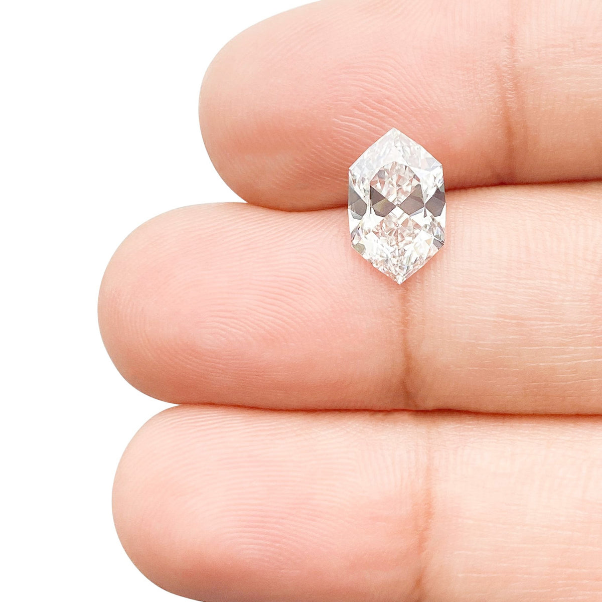 1.52ct | F/VS1 Hexagon Shape Brilliant Cut Lab Diamond (IGI)