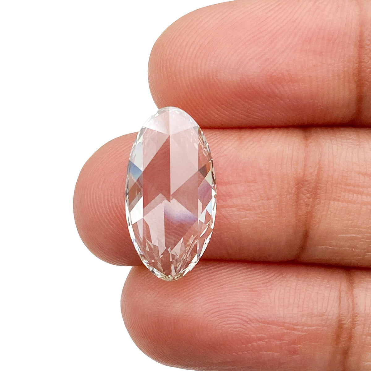 3.02ct | H/VS1 Oval Shape Rose Cut Lab Diamond (IGI)