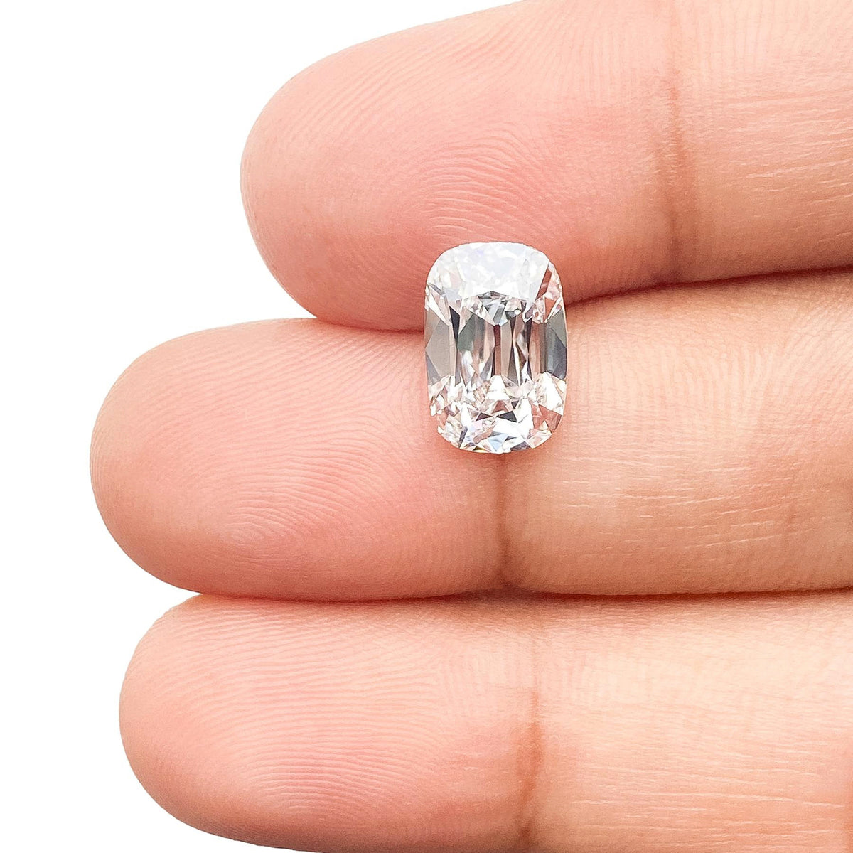 2.54ct | D/VVS2 Cushion Shape Old Mine Cut Lab Diamond (IGI)