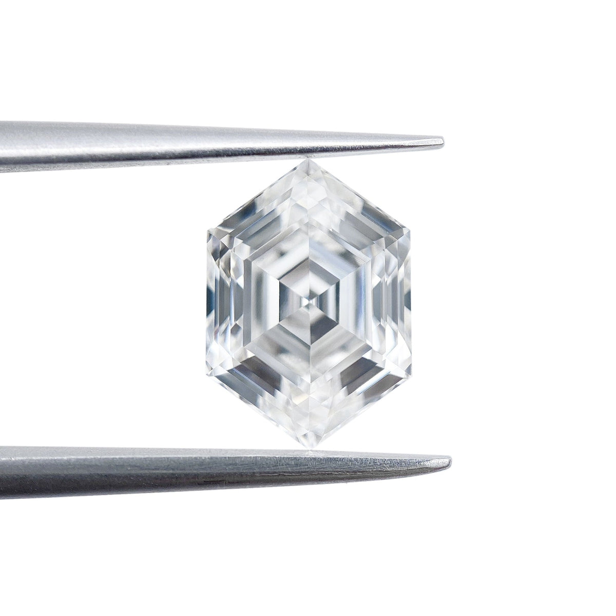 2.80ct | F/VS1 Hexagon Shape Step Cut Lab Diamond (IGI)-LITHOS Diamond