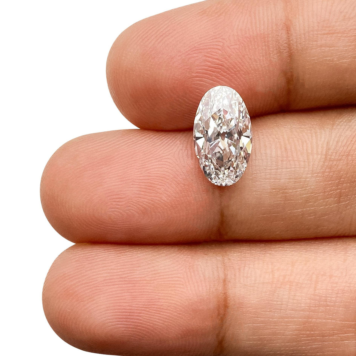 2.28ct | D/VS1 Oval Shape Old Mine Cut Lab Diamond (IGI)-LITHOS Diamond