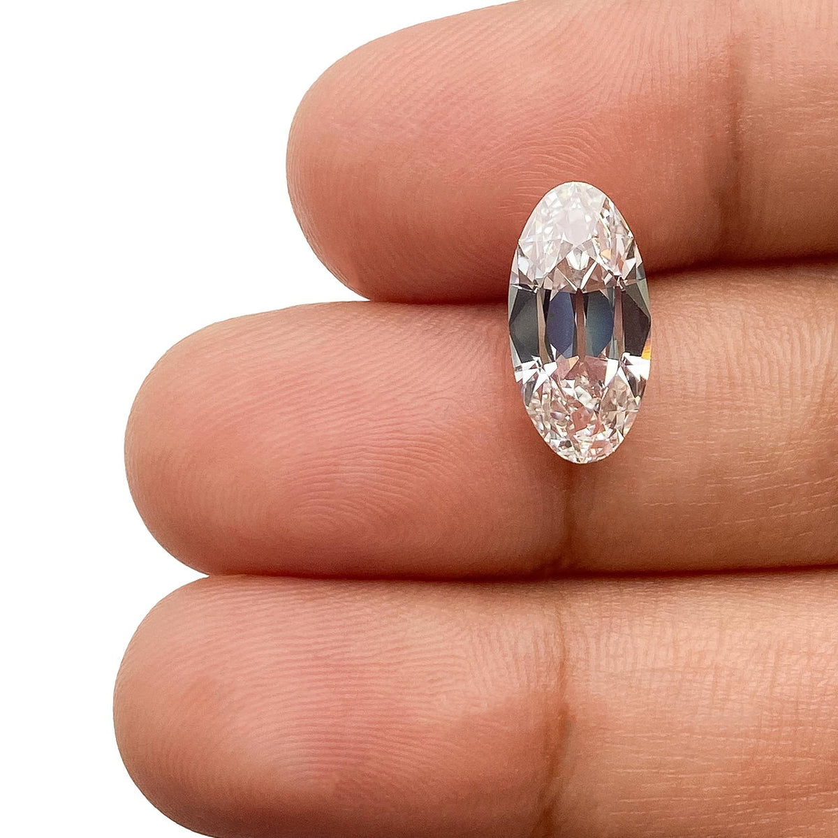 2.76ct | E/VS1 Oval Shape Old Mine Cut Lab Diamond (IGI)
