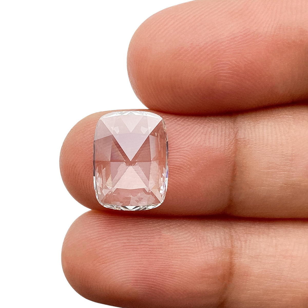 2.52ct | G/VVS2 Cushion Shape Rose Cut Lab Diamond (IGI)