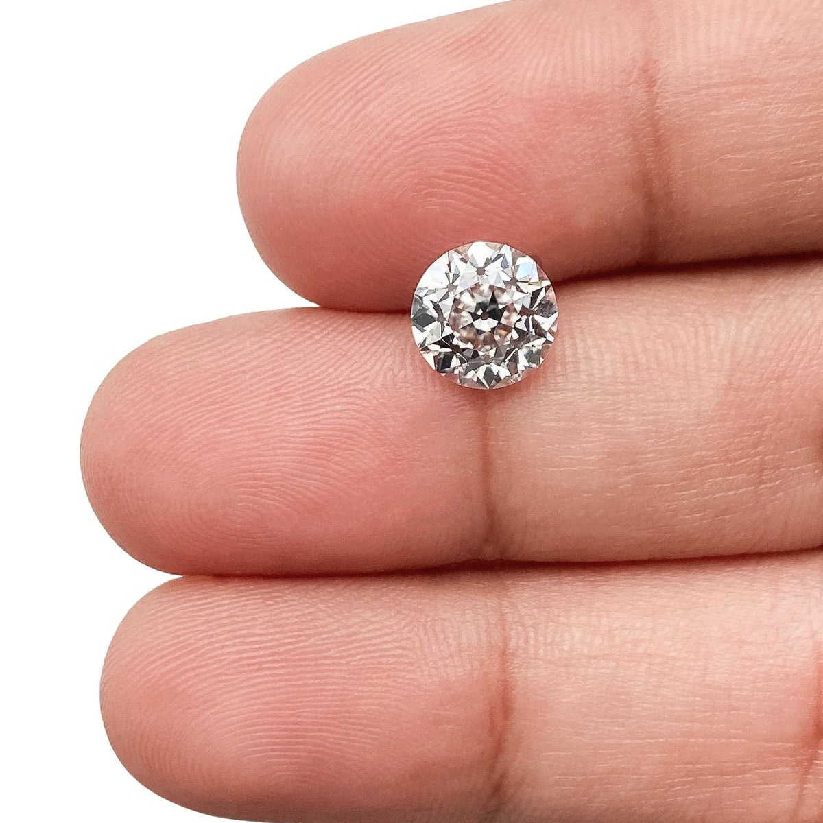 1.80ct | E/VVS2 Round Shape Old European Cut Lab Diamond (IGI)-LITHOS Diamond